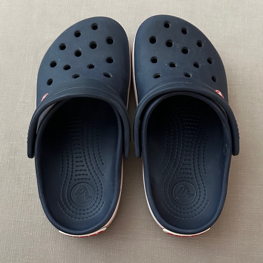 Kids Navy Blue Crocs